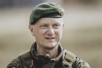 Brigadier General Alexander Krone, Commander NATO Response Force Land Brigade, photographed during