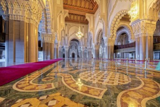 Mosque Hassan II Inside Casablanca Marrekesh Morocco