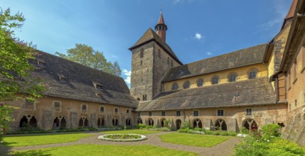 Cloister inner courtyard Panorama Fischbeck Germany