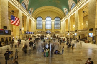 Grand Central Terminal Station Architecture in Manhattan New York, USA, North America