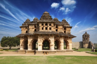 Lotus Mahal. Royal Centre. Hampi, Karnataka, India, Asia