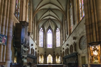St Martin's Minster, Colmar, Alsace, Bas-Rhin, France, Europe
