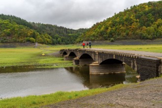 The Edersee, near Waldeck, the third largest reservoir in Germany, currently has only just under