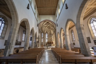 Interior of St Andrew's Church, Weißenburg, Middle Franconia, Bavaria, Germany, Europe