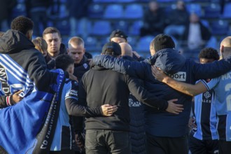 Football 3rd division, 2024/25 season, matchday 22: Waldhof Mannheim vs SC Verl. Picture: The SV