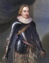 Henry Prince of Wales 1594-1612 From the book Lodges British Portraits, London 1823, Historic,