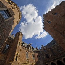 Paffendorf Castle, popular excursion destination, Bergheim, Rhine-Erft district, Rhenish lignite