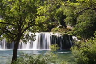 The Croatian Krka National Park consists of a 45-kilometre stretch of the Krka River between Knin