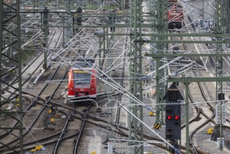 New Untertürkheim railway sidings. The track network is being reorganised as part of Stuttgart 21.