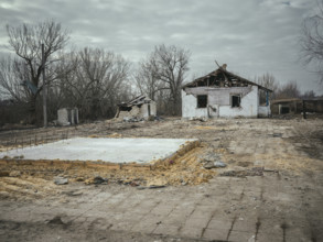 Place where 59 people were killed in a Russian attack by a direct hit from an Iskander missile in