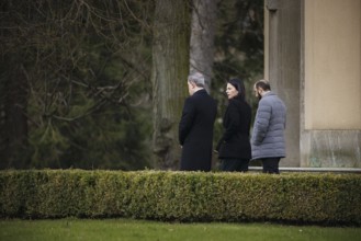 Trilateral meeting at Villa Borsig between Germany, Armenia and Azerbaijan. Annalena Bärbock