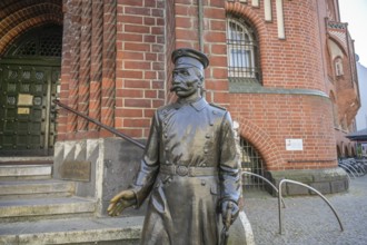 Captain of Köpenick Monument, Town Hall, Köpenick, Treptow-Köpenick, Berlin, Germany, Europe