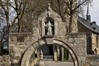 Arch of St Benedict, Collegiate Church of St Peter and St Paul, Obermarsberg, Marsberg, Sauerland,