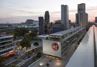 From the roof terrace of the 25hours Hotel, visitors have a panoramic view of Berlin's City West