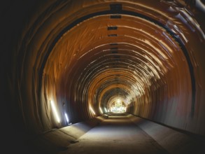 Lined tunnel section in construction lot H53, Brenner Base Tunnel, Wolf, Tyrol, Austria, Europe
