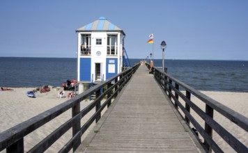 Pier on the beach in Lubmin, 12/09/2016