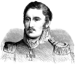 Portrait of jingen Ludwig Adolf Peter, Prince of Sayn-Wittgenstein-Ludwigsburg, Battle of