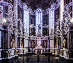 Burial place of the Wettins in the east choir of Freiberg Cathedral. At the request of Christian I,