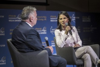 Annalena Bärbock (Alliance 90/The Greens), Federal Foreign Minister, photographed during her trip