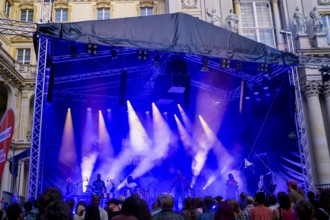 Concert at the Schlüterhof, Humboldt Forum, Berlin, Germany, Europe