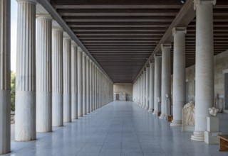 Stoa of Attalos, Ancient Agora of Athens, Greece, Europe
