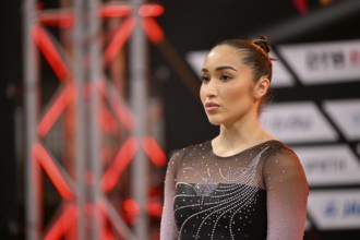 Rose Woo CAN Portrait, Gymnastics, EnBW DTB-Pokal, Porsche-Arena, Stuttgart, Baden-Württemberg,