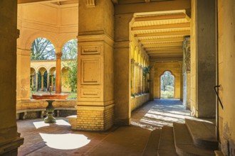 Church of Peace with Emperor Friedrich Mausoleum in Sanssouci Palace Park in Potsdam, Germany,