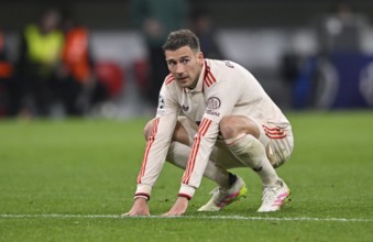 Leon Goretzka FC Bayern Munich FCB (08) disappointed, Champions League, Allianz Arena, Munich,