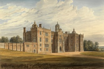 North East View of Beaudesert, Staffordshire, the Seat of the Marquis of Anglesea, in the West