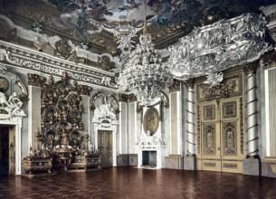Throne Room in the Royal Palace, Berlin, Germany, 1890, Historic, digitally restored reproduction