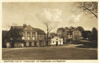 Historical postcard, picture postcard, Wolfenbüttel, Lower Saxony, Germany, digitally enhanced