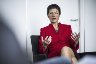 Sahra Wagenknecht is a member of the German Bundestag and founder of the BSW party, pictured here