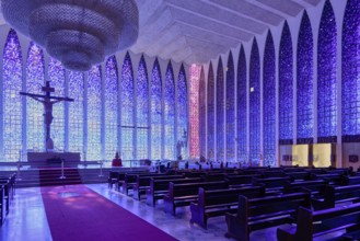 Don Bosco Church, designed by Carlos Alberto Naves, World Heritage Site, Brasilia, Federal