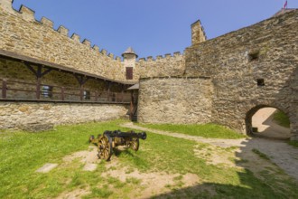 Lubovna Castle, built at the end of the 13th century. Station 6 and 7, Western Renaissance bastion