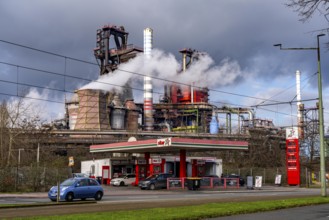 Duisburg-Bruckhausen steel site, ThyssenKrupp Steel, blast furnaces 8 and 9, on