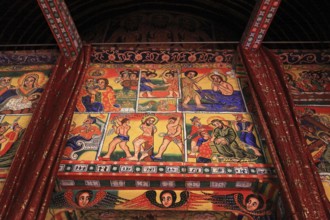 Ahamra region, Azoa Maryam round church on the Zeghie peninsula in Lake Tana, Lake Tsana or Lake