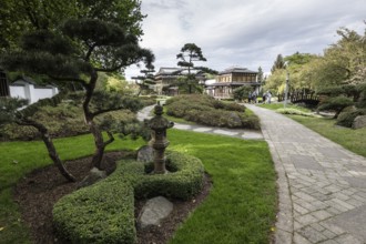 Japanese Garden, Bad Langensalza, Thuringia, Germany, Europe