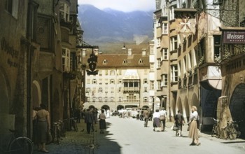 Golden Roof, Old Town, Tyrol, Innsbruck, Austria, Europe, 1956, Europe