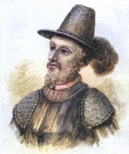 Juan Ponce De Leon (1460-1521) Spanish soldier and official who sailed with Columbus on his second