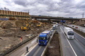 Duisburg-Kaiserberg motorway junction, complete reconstruction and new construction of the A3 and