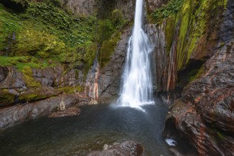 Catarata del Toro waterfall, long exposure, Alajuela province, Costa Rica, Central America