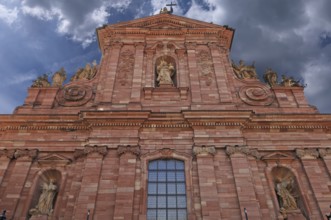 Facade of the Jesuit Church built from 1712 to 1759 in the Baroque style, Richard Hauser Platz,