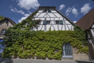 Historic half-timbered house, Forchheim, Upper Franconia, Bavaria, Germany, Europe