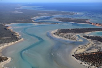 François Péron National Park, aerial view, near Denham, Shire of Shark Bay, State of Western