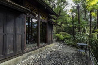 Teahouse, Casa Siamese, Scherrer Park, Parco Scherrer, Morcote, Lake Lugano, Lago di Lugano, Canton