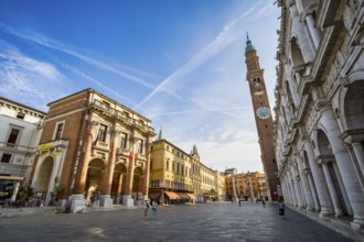 Piazza dei Signori, Vicenza, Veneto, Italy, Europe