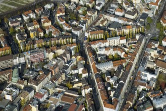 Aerial view, bird's eye view, Munich, Bavaria, Germany, Europe