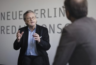 Peter Brandt, recorded during an interview at the NBR office in Berlin. 09.05.2022