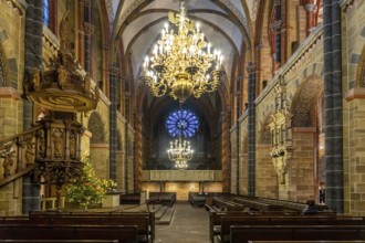Interior of Bremen's St Peter's Cathedral, Free Hanseatic City of Bremen, Germany, Europe