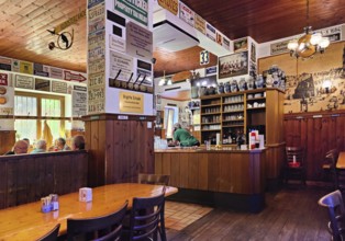 Apfelwein Dax, traditional cider pub with Hessian food and drinks, Sachsenhausen, Frankfurt, Hesse,